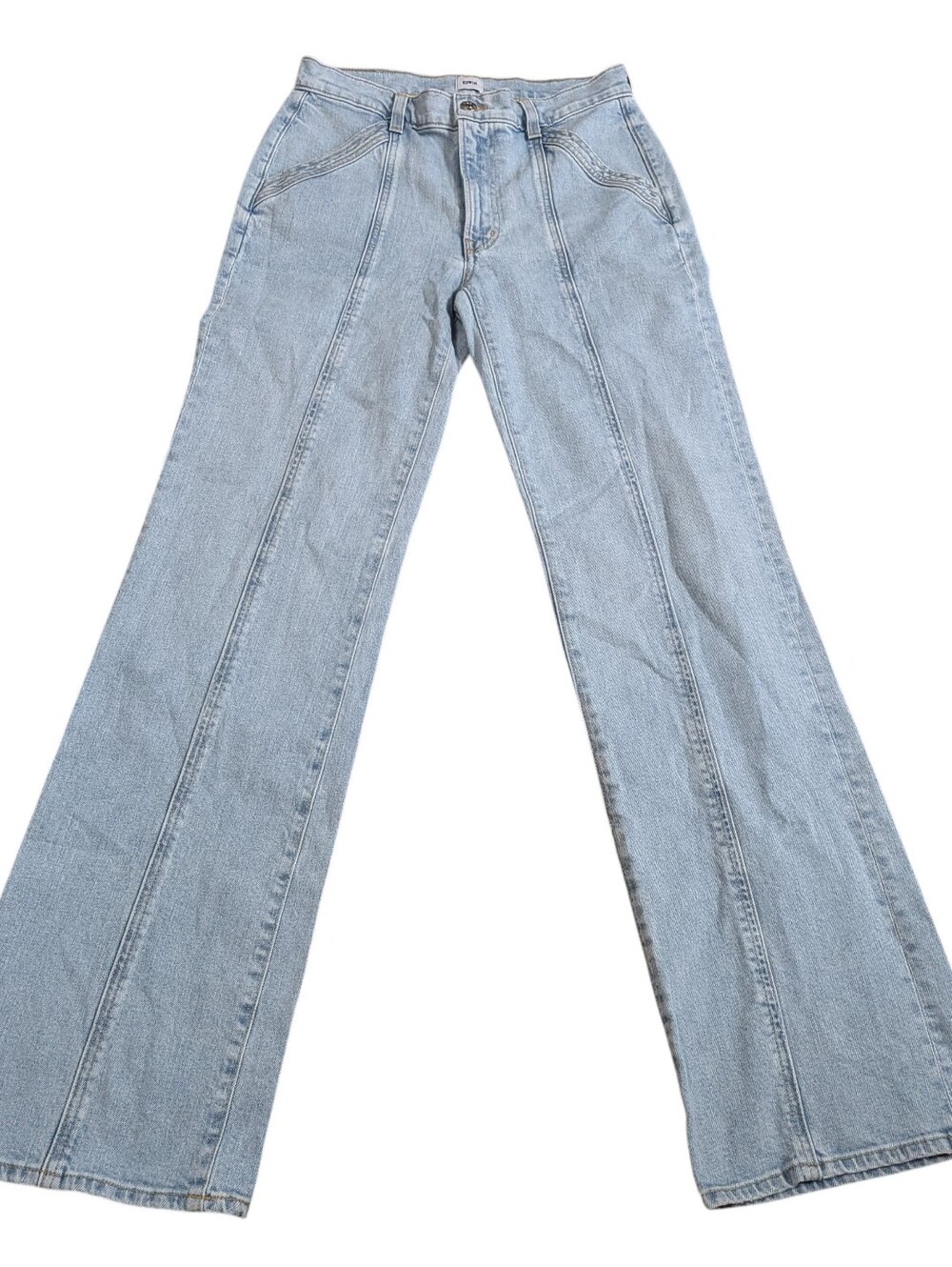 Edwin Women's “Marli Straight” Jeans in Harbour light blue wash 27 x 31